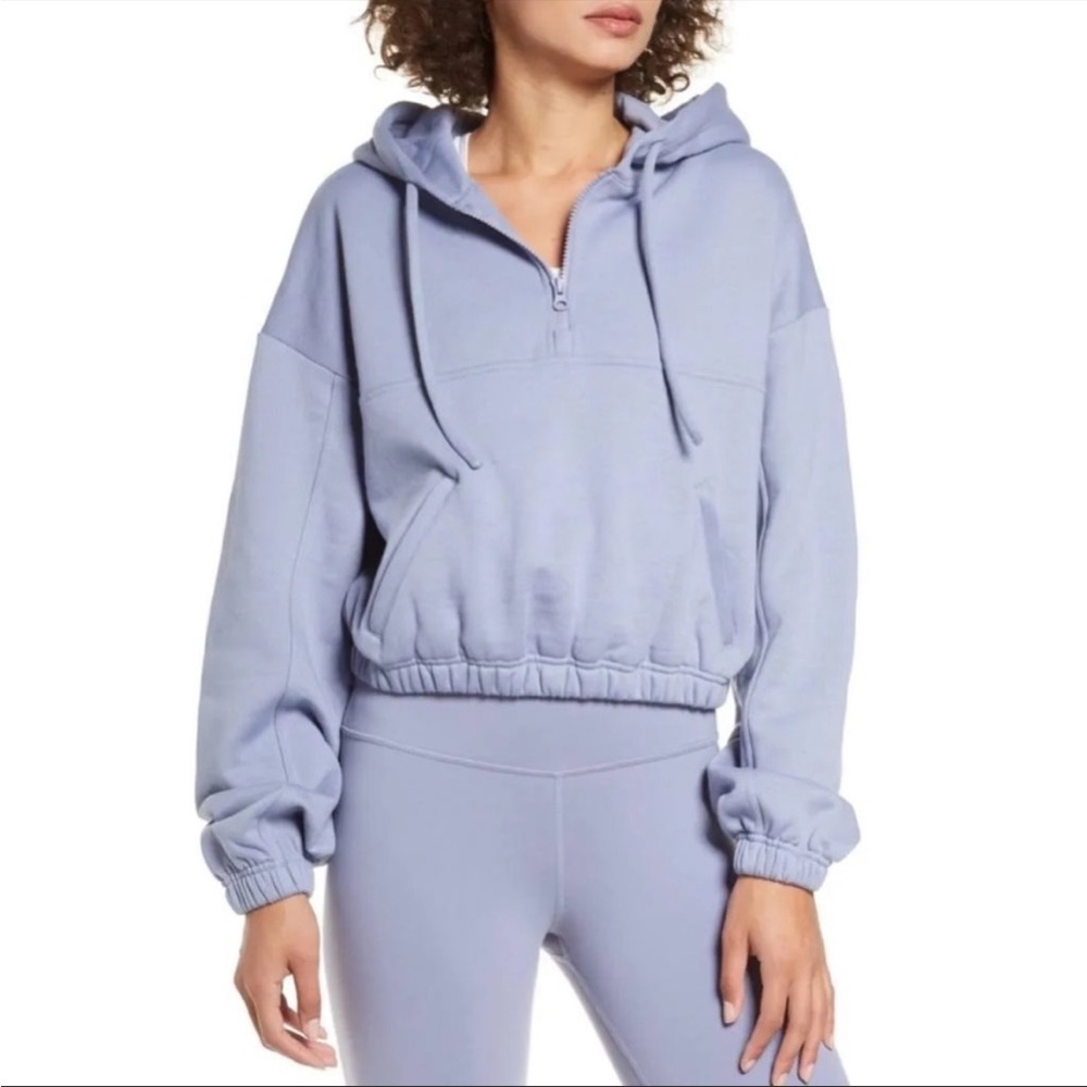 Like New Alo Yoga Stadium Half-zip Hoodie